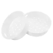 2 Pcs Steam Rack Portable Rice Cooker Steamer Food Containers for