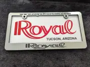 NEW OEM Royal Jaguar Mini Land Rover Tucson Arizona Plastic License Plate Frame
