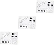 Beavorty 3pcs Nail Art Mat Xxl Acrylic Nail Training Mat Silicon Table Pad Art Salon Equipment