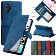 Splice Leather Wallet Phone Case for Samsung S24 FE S21 S22 S20 S23 S24 Ultra