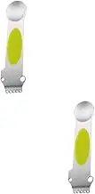 KICHOUSE 2pcs Stainless Steel Lemon Peeler Multi-Function Citrus Grater and Planer for Fruit Garnishing and Cocktail Preparation Kitchen Gadget Random
