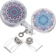 ARTIBETTER 2pcs Retractable Badge Reel Holder Novelty Badge Reel Clip for Nurses Design Convenient Id Card Access for Work Key Organization