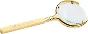 PACKOVE Handheld Magnifying Glass for Reading and Nature Exploration Lightweight Observation Magnifier with Handle for Seniors and Educational Use