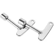 2 Pcs Garbage Bin Key Metal Lock Trash Keys Plumbers Tool