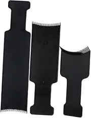 HONITANO 3pcs Hair Coloring Comb DIY Hairdressing Tint Brushes Hair Dye Boards for Barbershop Neat Application Suitable for Salon Home Use