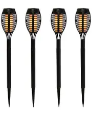 Northlight Set of 4 Solar Powered LED Pathway Markers