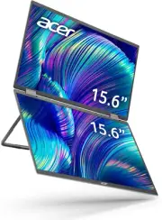 PD163Q 15.6” FHD 1080P Foldable Dual-Screen Portable Monitor | Auto Pivot, View