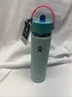 Hydro Flask 24oz Wide Mouth Flex Straw Water Bottle Polar Plunge: BPA-Free,