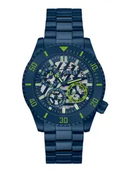 GUESS Navy Midnight Axle Watch in Blue