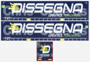 Code 3 Adhesive Vinyl Trailer Decals - Dissegna blue - 1/50 1/76 1/148 1/64 1/87