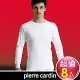 【Pierre Cardin 】皮爾卡登 排汗厚暖棉圓領長袖衫(8入組)