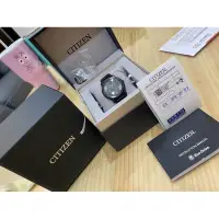 在飛比找蝦皮購物優惠-（已售出）二手【CITIZEN】光動能。神秘黑騎士腕錶-黑(