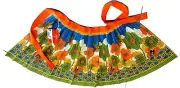 1970s Apron Psychedelic Butterflies Vibrant Colors By Lowenstein NEW WITH TAGS