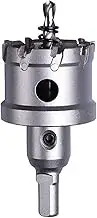 Tungsten Carbide Tipped Hole Saw Drill Bit T.C.T Hole Cutter with Arbor Professional/DIY-Pro Specialised Cutting for Very Dense Materials 35mm