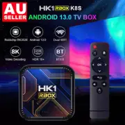 2024 Smart HK1 Android 13 TV Box 2.4G& 5G Quad Core 8K HD Bluetooth Media Player