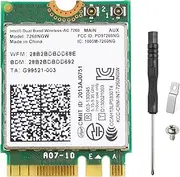 EDUP Intel 7260NGW Wireless WiFi Card for Laptop, M.2 WiFi Module Dual Band 2.4Ghz/5.8Ghz AC 1200Mbps Wireless Network Adapter with Bluetooth 4.0 Support Windows 10, Windows 8, Windows 7
