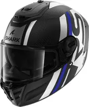 Shark Spartan RS Carbon Shawn, full face helmet , color: Matt Black/Blue/Silver , size: M