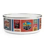 Can-Am Tile Spyder Enamel Bowl