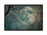 Moon Framed Print Fine Art Poster Print