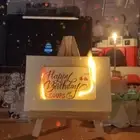 Flame Burning Greeting Card With Matches Burning Happy Birthday Envelope _we