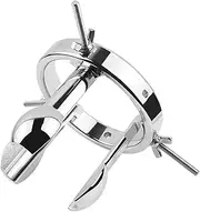 Metal Anal Plug Adjustable Anal Dilator Vaginal Anus Speculum Mirror Fetish Sex Toys for Men and Women Big Butt Plug Anal Tunnel Expander Anal Dilator Chastity Device (Color : Long)