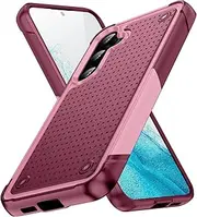 Asuwish Mobile Phone Case for Samsung Galaxy S24 5G Case with Glass Film Screen Protector Shockproof S 24 24S S24 Case Slim Mobile Phone Cases Protective Glass Tempered Glass Screen Protector Cover
