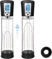 Electric Vacuum Pump with 4 Suction Intensities, Rechargeable Automatic pumps for Men Enlargement Pump, Enlarge Air Pressure Device