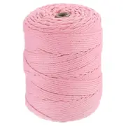 Natural Macrame Cord 3mm x 328 Yards Cotton Macrame Rope, Light Pink