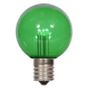 Vickerman XG50T14 G50 Transparent E17 Nickel Base LED Replacement Bulbs with ...
