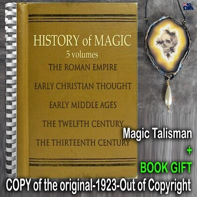 Antique Book History Occult Magic Esoteric Witchcraft Grimoire Manuscript Magick
