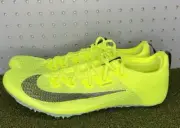 Nike Zoom Superfly Elite 2 Volt Black Track Sprint Spike Shoe DR9923 700 Size 12