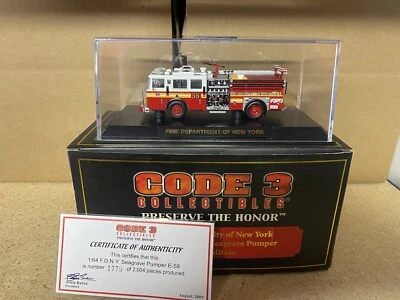 Code 3 FDNY Seagrave Pumper Engine 58