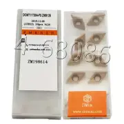 10PC CK-CNC DCMT11T304 FS / DCMT32.51-FS Lathe Carbide Insert Blade Cutter Tools