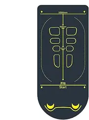 Fitness Equipment Mat, Gym Equipment Mat - AB ROLER WHOEL FLOOR KILLS For Exercise Equipment,Non Slip Knee Pad, Sound Insulation, Long And Long Cushion