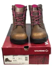 Wolverine Merlin Waterproof Composite Toe 6" Work Boot Women's Size 11 M W10383
