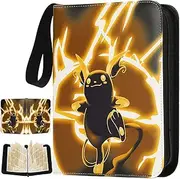Blissora Trading Card Binder, Trading Card Folder with 400/900 Pockets, Card Sleeves Album for Soccer, Sports, Game, Business, Photos, TCG (Black 1, 900 Pockets)