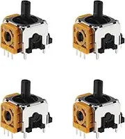 4Pcs Analog Joystick Replacement Compatible with PS5 Controller Plastic Game Controller Joystick Controller Sensor Assembly