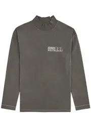 Erl Make Believe Logo Cotton top - Grey S