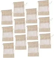 Alipis 12Pcs Chic Drawstring Storage Bags present Packing Pouches Elegant Headdress Candy Containers for Festive Decoration Daily Use