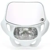 Acerbis DHH Certified Front Mask With Headlight, white for Men