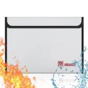 Fireproof Bag,Document Bag,15”x 11”Waterproof and Fireproof Money Bag,Fire Sa...