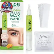 Facial Wax Wand Eyebrow Shaper Kit Hypoallergenic No-Heat Wax Pen & Strips