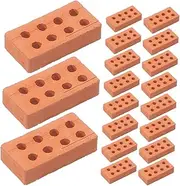 HOMSFOU 25Pcs Miniature Brick Models for DIY Micro Landscape Decor Safe and Durable Mini Bricks for Hands Fun for Childrens Creative Building Projects