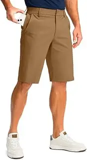 [G Gradual] Men's Golf Shorts with 5 Pockets 11" Inseam Stretch Quick Dry Casual Work Dress Shorts for Men