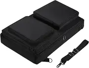 Colaxi DJ Controller Storage Bag DJ Gig Bag Scratch Resistant Padded Polyester Turntable Carrying Case Protective Dj Cables File Bag