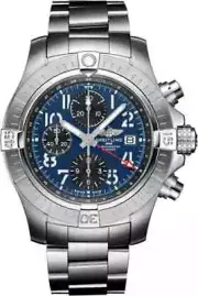Breitling Avenger Chronograph GMT A24315101C1A1 Mens Blue Dial Swiss Watch