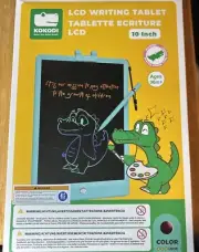 KOKODI LCD 10" COLORFUL TODDLER BOY/GIRLS WRITING DRAWING TABLET - PINK