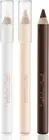 3 in 1 Eyebrow Eyeliner Contour Pencil Set Waterproof Long-Lasting Matte White B