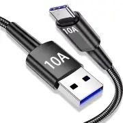 6A 120W USB-A to Type-C Cable Fast Charging Data Transmission Copper Cord Line 1M/2M Long for iPhone 16 15 15 Plus for H