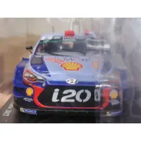 在飛比找蝦皮購物優惠-1:24 Hyundai i20 WRC 現代 南陽 韓國 